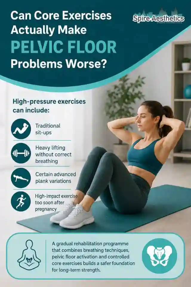 Can Strengthening Your Core Alone Actually Make Pelvic Floor Problems Worse Leamington Spa?